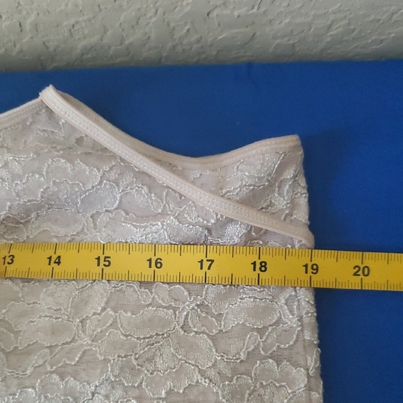 VTG Chicos sz 3 Elegant Lace Spaghetti Strap Top - Picture 5 of 7